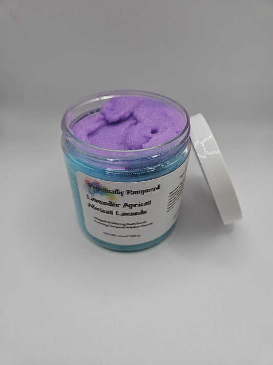 Lavender Apricot Whipped Exfoliating Body Scrub