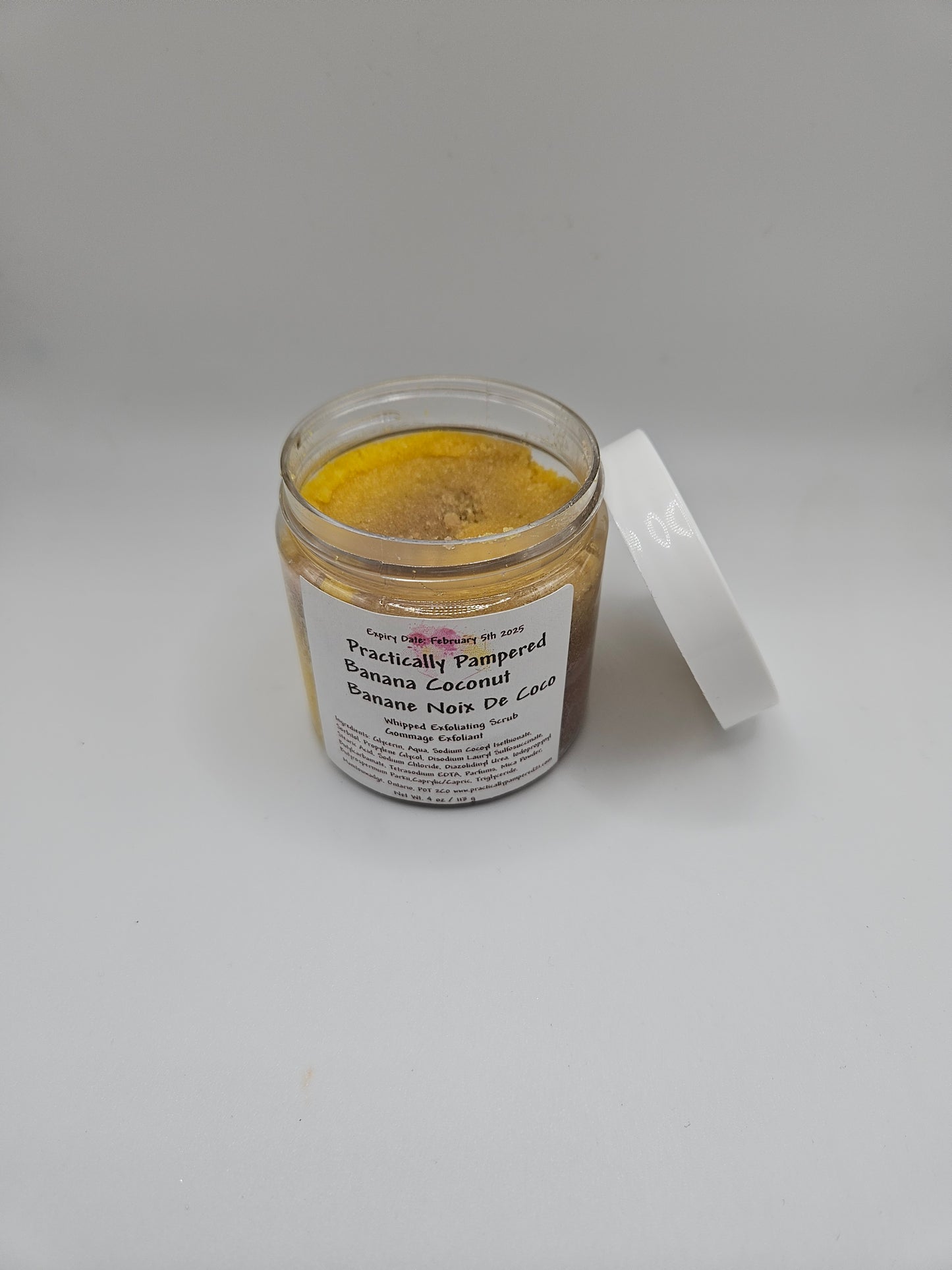 Banana Coconut Whipped Exfoliating Body Scrub