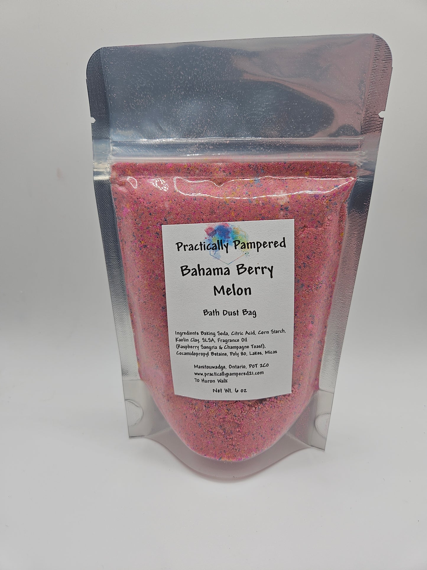 Bahama Berry Melon Bath Dust 6 oz