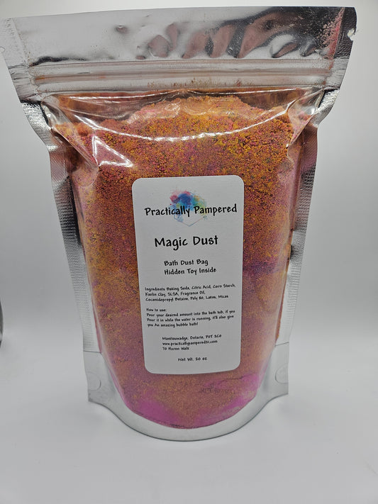 Magic Dust, Hidden Mini Toy, Bath Dust 20 oz