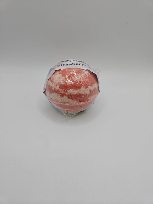 White Strawberry Bellini Bath Bomb