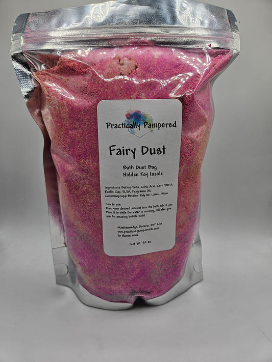 Fairy Dust, Hidden Mini Toy, Bath Dust 20 oz