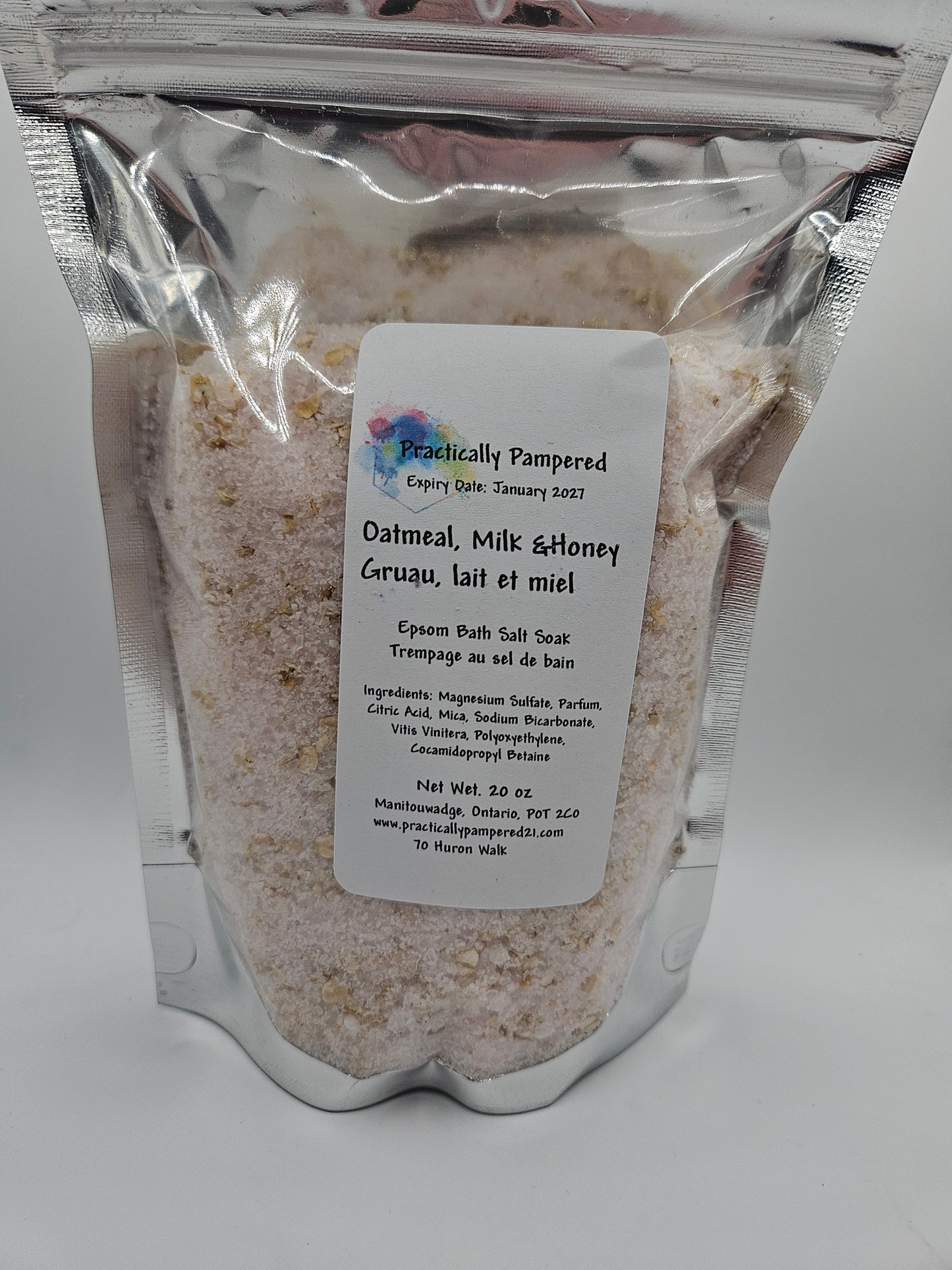 Oatmeal, Milk & Honey Bath Salts