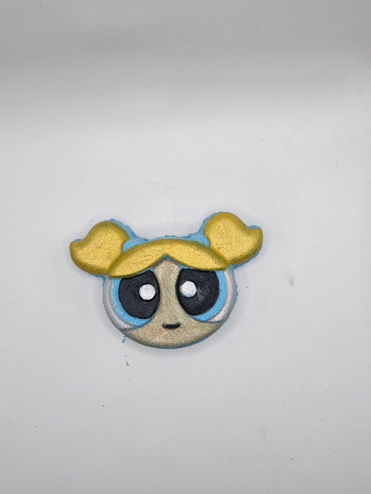 Blue Puff Girl Face Bath Bomb