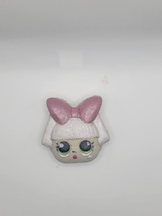 White Hair Doll Bath Bomb